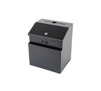 Twinco Sugerencia de metal, papeleta o caja de caridad