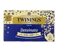 TWININGS DETEA EARL GREY TÉ NEGRO CON BEREGAMOTTO DETEINATED 20 FILTROS