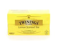 Twinings, Té clásico de limón perfumado, cafeína, infusiones e infusiones de hierbas, 12 envases de 25 filtros cada uno + 1 bolsita de té verde
