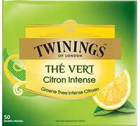Twinings Thé Vert Citron Green Tea 50-Pack Twinings The Vert Citron Thee 100g