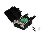 Twinkle bahía DB9 a conector cableado Terminal adaptador macho RS232 Serial Port Breakout Junta solder-free (con funda)