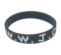 twinkle eye Wwjd - Pulsera deportiva de silicona negra Wwjd Religiosa Pulsera religiosa What Would Jesus Do Pulseras para mujeres y hombres