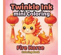 Twinkle Ink Mini Coloring: Fire Horse