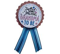 Twinkle Little Star Grandma to Be Pin Baby Shower para no usar, rosa y azul, es una niña, es un niño para bebé espolvorear