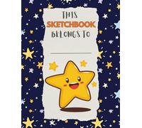 Twinkle Star Sketchbook for Kids: 110 Premium White Pages: Perfect for Drawing, Coloring, Sketching and More
