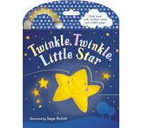 Twinkle Twinkle Little Star Cloth Book: Cloth book with teether, mirror and crinkle pages