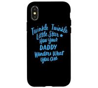 Twinkle Twinkle Little Star Daddy A Ser Género Revelar Carcasa para iPhone X/XS