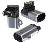 TwinkleHom Adaptador de cable de carga USB C a Gamin, paquete de 3, convertidor de carga tipo C para Forerunner 265/165/55/970/965, Fenix 8 7 7X 6 Pro Solar, Vivoactive 6 5 4S, Venu 3 3S, Epix 2