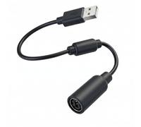 TwinkleHom Cable USB Breakaway para mando Xbox 360, adaptador de repuesto compatible con Logitech G920 G923 G27 G29, Thrustmaster Wheel, Guitar Hero, RockBand, RockSmith - 25 cm