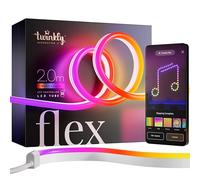 Twinkly Flex - Tubo LED multicolor de 2 m, tira LED RGB flexible, compatible con Home Kit, Alexa y Google Home, luces de juegos, más de 16 M de colores, alimentación USB C, control de aplicación,