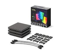 RGB-Squares twinkly negro, IP20, extensión de 3 piezas
