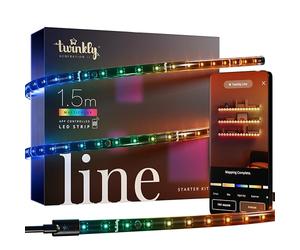 Twinkly Line, Kit de Inicio de Tiras de Luz LED Adhesivas e Imantadas Controladas por la Aplicación con LED