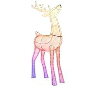 Twinkly Reindeers 3D Stag, 240 RGB + W LED, 120 cm, Iron/Acrylic, Plug F