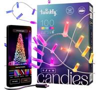 TWI1027ZZ - VELAS DE CARAMELOS DE cadena de luz inteligente, 100 RGB led, 6