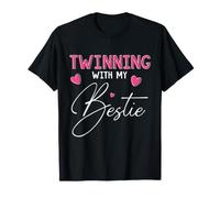 Twinning Divertido con mi Mejor Amigo Gemelos a Juego Amigo del día Camiseta
