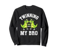 Twinning with My Bro Funny Dinosaur Twin Day Spirit Week Sudadera