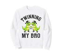 Twinning with My Bro Funny Dinosaur Twin Day Spirit Week Sudadera
