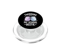 Twinning with My School Bestie Estudiante Emparejamiento PopSockets PopGrip para MagSafe
