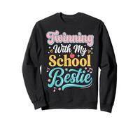 Twinning with My School Bestie Estudiante Emparejamiento Sudadera