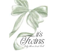 Twins Baby Shower Guest Book: Elegant Gender Neutral Keepsake with Gift Log, Thank You Tracker and Memory Pages