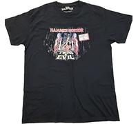 Twins of Evil Hammer Horror Camiseta Black Graphic Unisex Tee Shirt, Negro , S