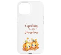 Twins Pregnancy Expecting Two Little Pumpkins Halloween Fall Carcasa para iPhone 15