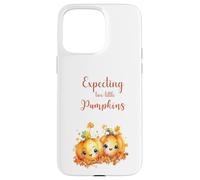 Twins Pregnancy Expecting Two Little Pumpkins Halloween Fall Carcasa para iPhone 15 Pro MAX