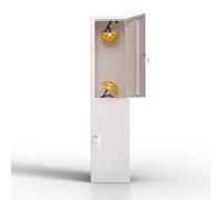 TwinThink Taquillas Vestuario. Taquillas Metalicas de 2 Puertas Taquilla Metalica con Llave Taquillas Vestuario 2 Puertas Taquillas Vestuario metalicas (Blanco)