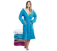 Twinzen Albornoz Mujer- 100% Algodón y Terciopelo Premium OEKO TEX - Albornoz Mujer Ducha Albornoz Ducha Ultra Suave
