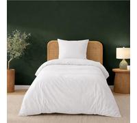 Twinzen Funda Nordica 140x200 Blanco, con 1 Federa de Almohada de 65x65 cm - Fundas Nordicas Microfibra - Oeko-Tex