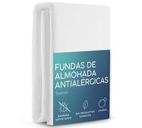 Twinzen Juego de 2 Funda de Almohada Antiacaros 40x60 cm - Protectores con Cremallera - Transpirables y Oeko-Tex