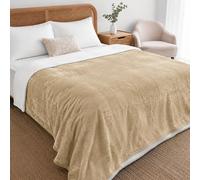 Twinzen Manta Impermeable Perro 152x203 cm - Manta Borreguito Sherpa | Beige · Reversible · Lavable · Para Sofá y Cama · Protege Muebles · Perros y Gatos