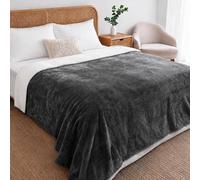 Twinzen Manta Impermeable Perro 218x228 cm - Manta Borreguito Sherpa | Gris Oscuro · Reversible · Lavable · Para Sofá y Cama · Protege Muebles · Perros y Gatos