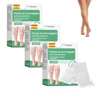 Twisma Vein Target - Parche Avanzado con Microtecnologia para Varices, 4 Parches VeinTarget, Twisma Parche de Microagujas, Se Puede Cortar, Ingredientes Naturales, Para Todo Tipo de Piel (3 Caja)