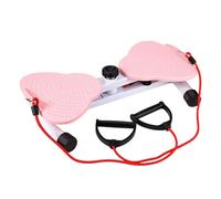 Twist Board - Waist Disc Board | Noiseless Design Abdominal Workout Machine Waist Slimming Balance Ropes Ejercise Equipment Rotating Waist Trainer for Aerobic Fitness Tool