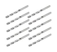 Twist Boring Kit - 10PCS Cutter Collection | 3mm to 12mm Spiral Grooved Equipment with Rapid Penetration Design Alloy Construction Attachment for Carpenter Technician Workshop Applications