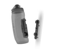 Twist Bottle 590 + Bike Base Set Transparent Black