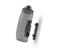 TWIST bottle 590 + bike base Set transparent black
