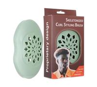 Twist Curl Comb Tool, Textured Hair Styling Comb, Non Slip Grip Curling Easy Hold, Washable Styling Tool with Wide Teeth, Salon Home Hair Accessory, Curly Twist for Women Boys Daily Routine Travel Use