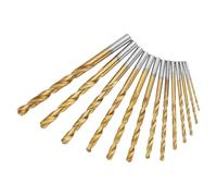 Twist Drill Bit Set - Woodworking Drill Bits, 1.5-6.5mm Metal Wood Drilling Kit for Workshop, Cutting Drills Bit Set for Steel Aluminium Copper Use, Power Tool Accessory for Maintenance Use 13 Piece