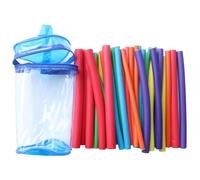 Twist Foam Hair Rollers - 42 Pieces Flexible Curling Rods, Heat-Free Hair Styling | 9 Inch Magic Faom Hairs Curlers for All Hairs Lengths, Soft Twistable Rollers, Salon Home Hairz Care, Reusable