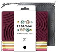 Twistangle | Juego Niño Calma y Relax | Tablero Sensorial Montessori | Juguete Antiestrés y Educativo | Compacto Viaje | Creativite & Concentration | Accesorio Escuela Estudio | Regalo Ideal Focus