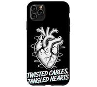 Twisted Cables Tangled Hearts Punk Rock Música Carcasa para iPhone 11 Pro MAX
