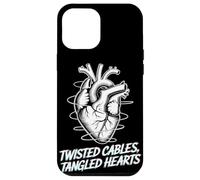 Twisted Cables Tangled Hearts Punk Rock Música Carcasa para iPhone 12 Pro MAX