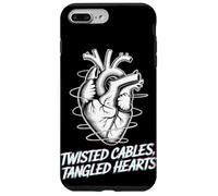 Twisted Cables Tangled Hearts Punk Rock Música Carcasa para iPhone 7 Plus/8 Plus