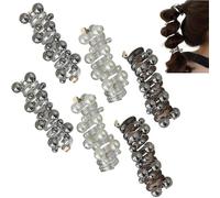 Twisted hair Wire Pony Hairwire, Pearl Telephone Wire Elastic Hair Bands, Soft Pearl Braided Elastic Spiral Hairs Ties, Elegant Phone Wire Hair Bands, for Women(6pcs)