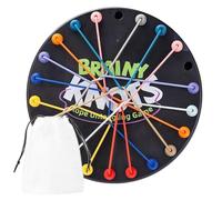 Twisted Rope Puzzle Game, Colorful Lacing Board Toy for Kids, Strategy Sorting Activity for Travel, Brain Challenge Game for Boys, Girls, Parties, and Family Fun, 10.24x10.24 Inches