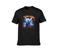 Twisted Sister I Wanna Rock Unisex 100% Cotton Short-Sleeve T-Shirts Black L