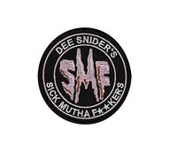 Twisted Sister Smf Dee Snider Sick Mutha Fxxkers T parche patch bordado con logotipo para planchar de hierro en apliques