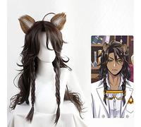 Twisted-wonderland Ace Trappola Cater Diamond Leona Kingscholar Epel Felmier Vil Schoenheit Ruggie Bucchi Azul Pelucas de Cosplay Solo peluca de Leona